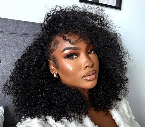 Cambodian Curly Flip Over Half Wig
